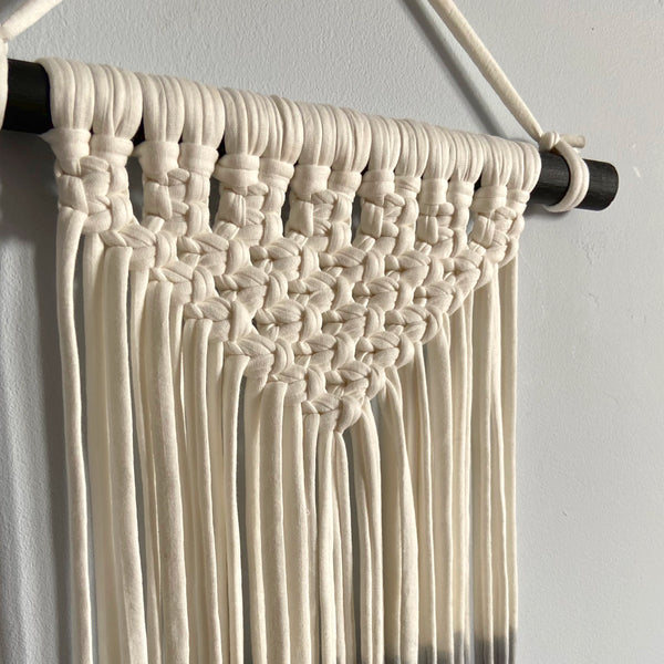 Kid's grey ombre wall hanging - Mara studio